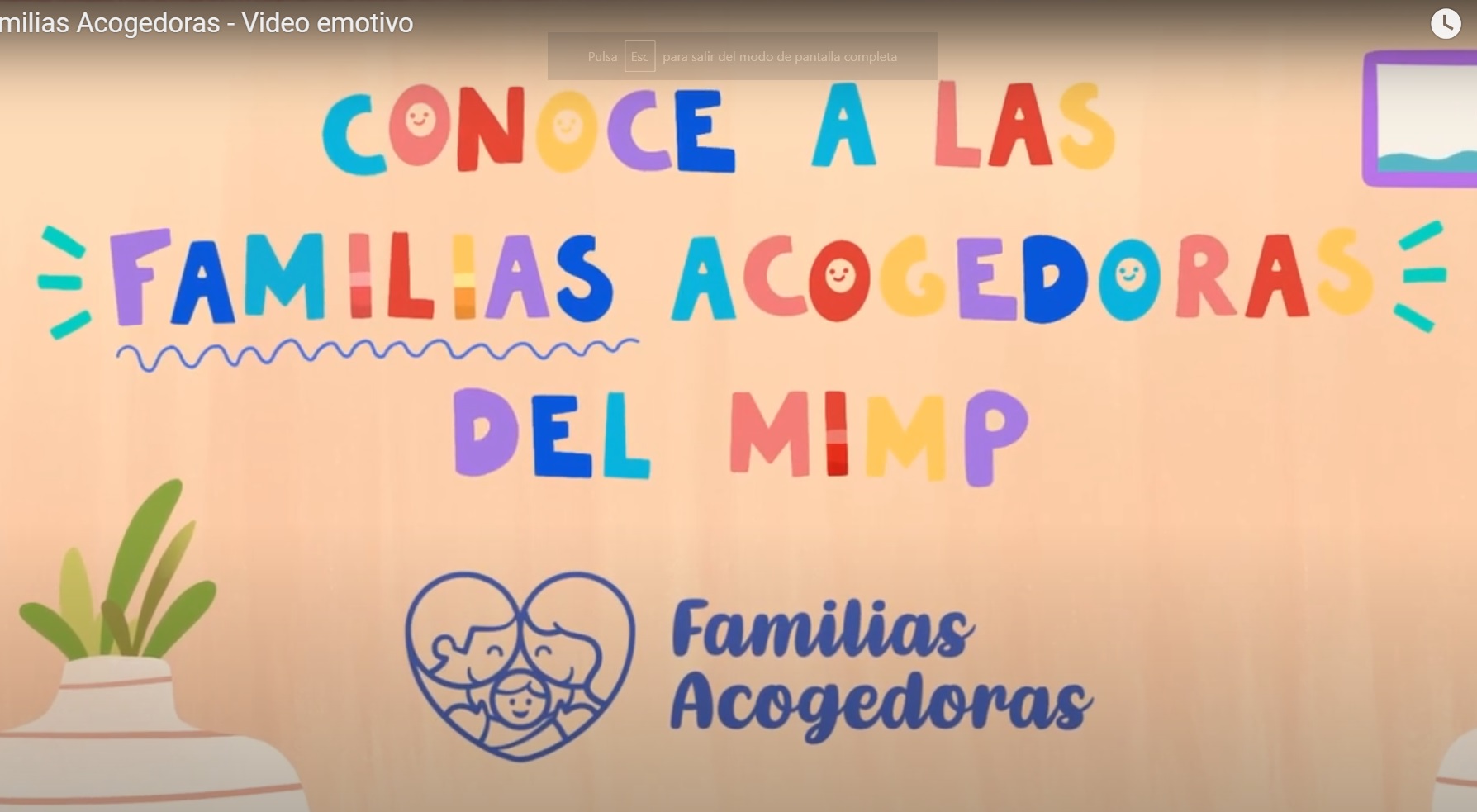 Familias Acogedoras - Video emotivo